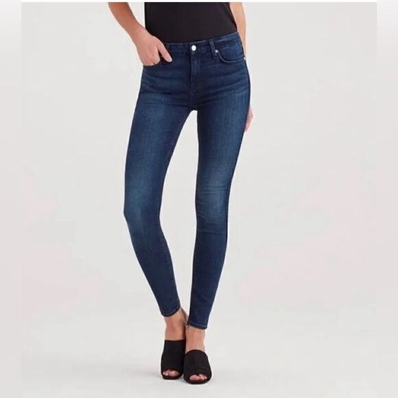 7 For All Mankind dark DENIM SKINNY jean. 30. NWT - Picture 2 of 11